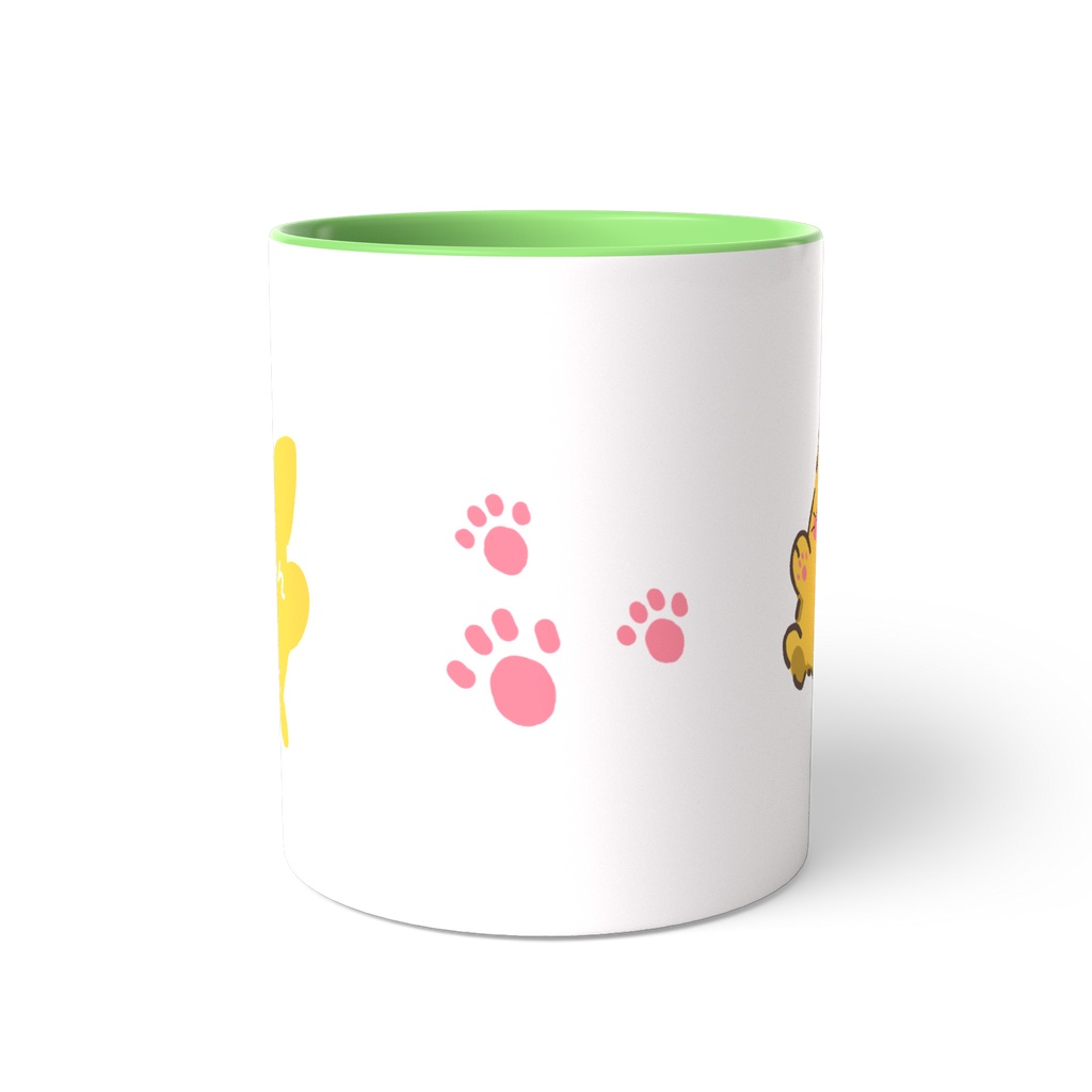 ツートンにゃんぷっぷーマグカップ