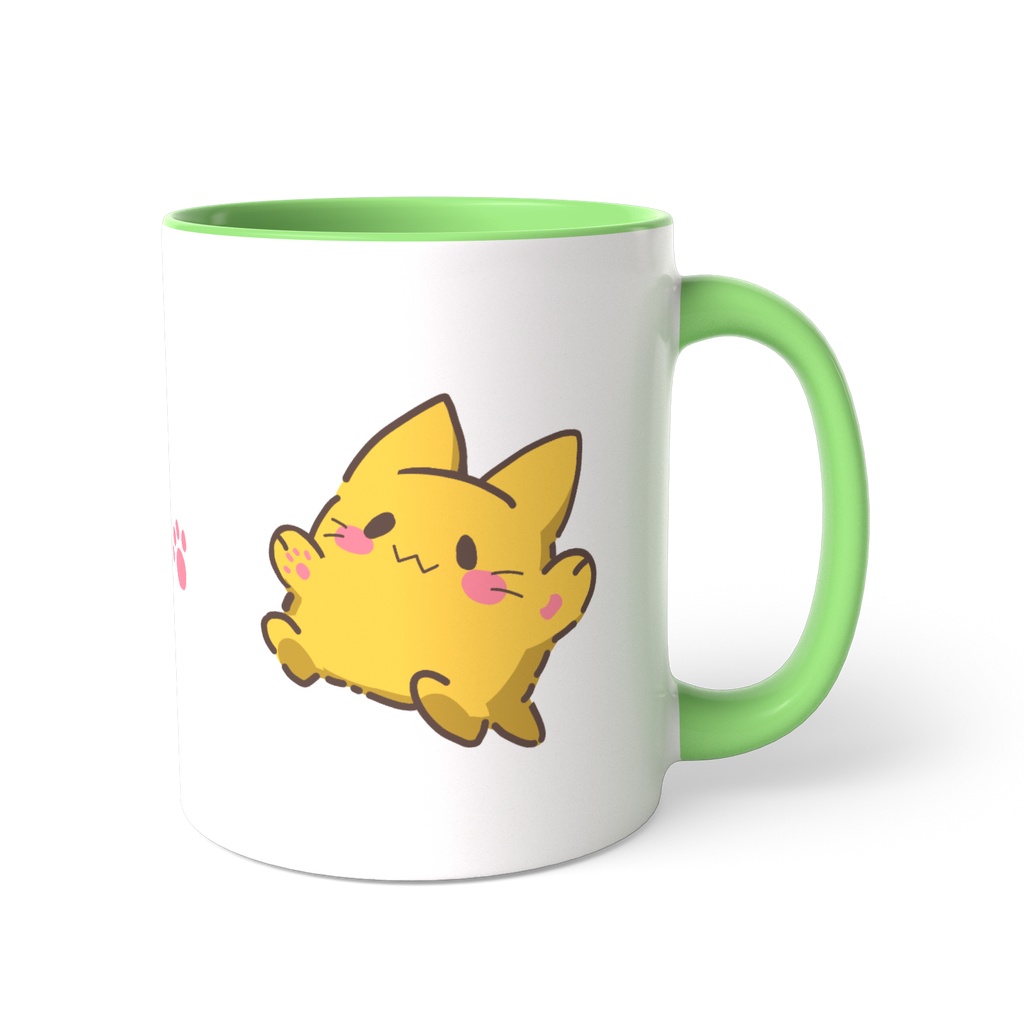 ツートンにゃんぷっぷーマグカップ