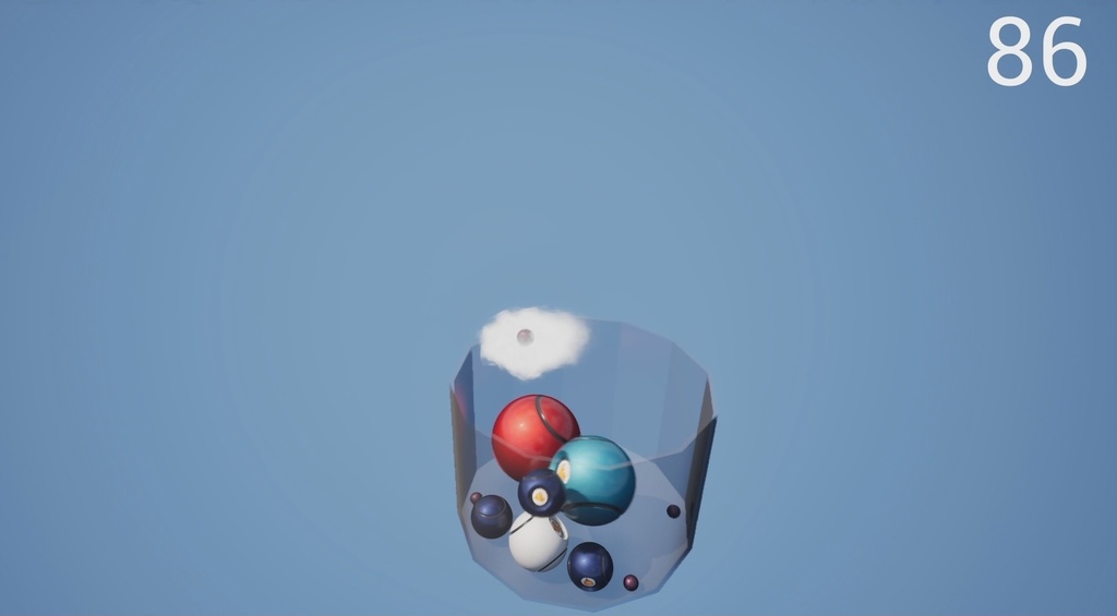 URSuika UnrealEngine製のスイカゲーム風3D落ちものパズルゲーム