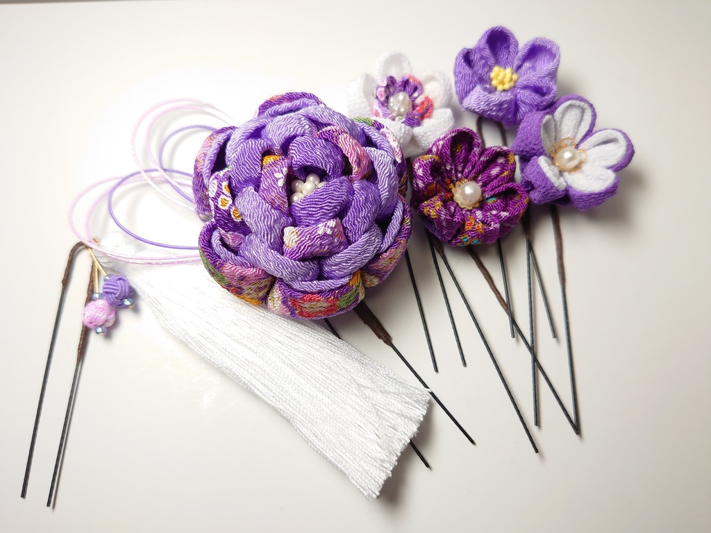 つまみ細工のUピンセット