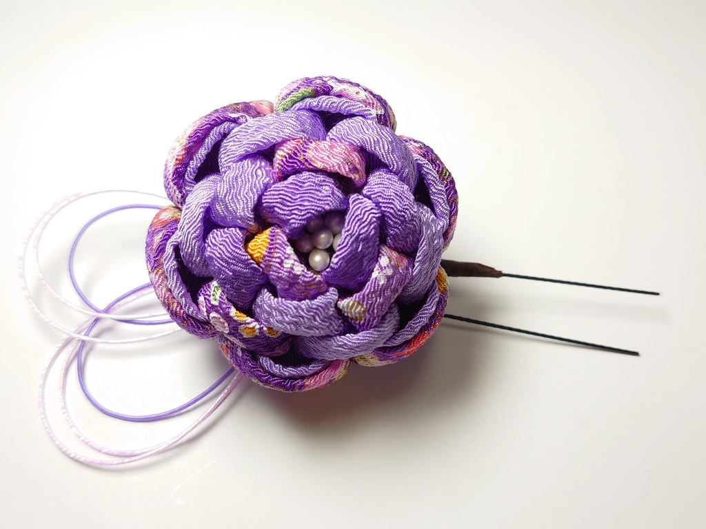 つまみ細工のUピンセット