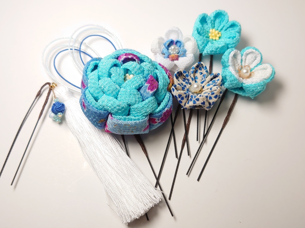 つまみ細工のUピンセット