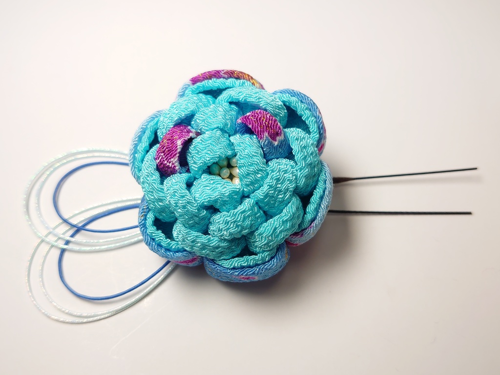 つまみ細工のUピンセット