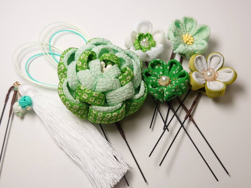 つまみ細工のUピンセット