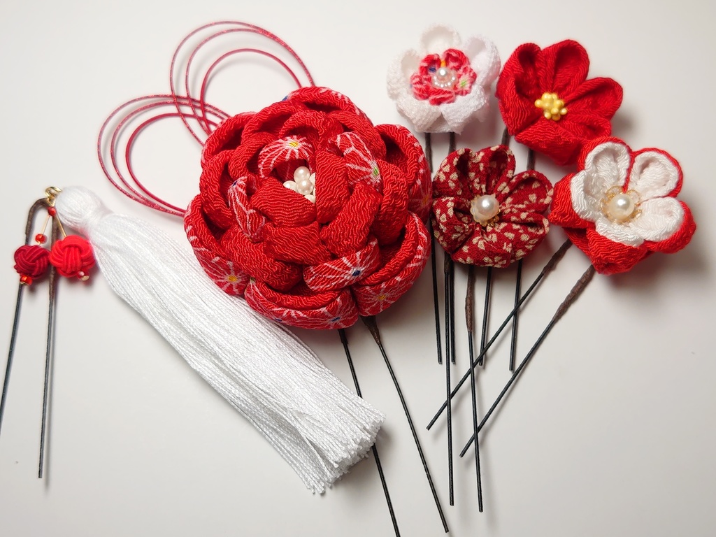 つまみ細工のUピンセット