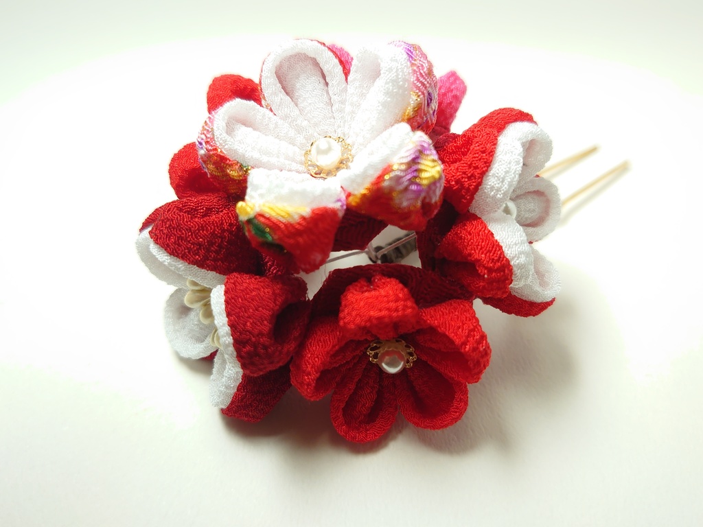 梅の簪と下がりのセット