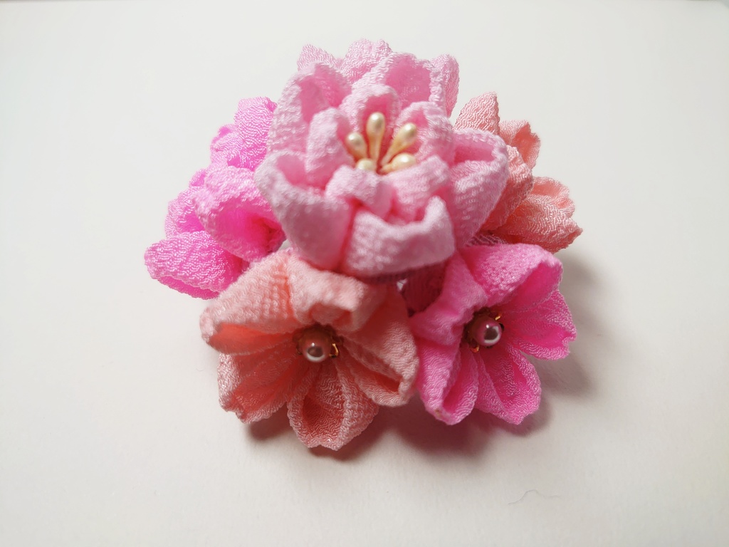 桜の簪と下がりのセット