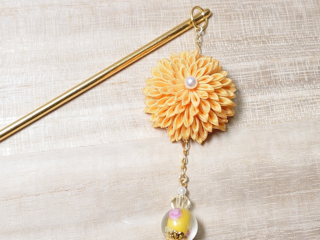 つまみ細工の簪