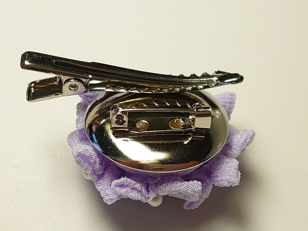 紫陽花のブローチ