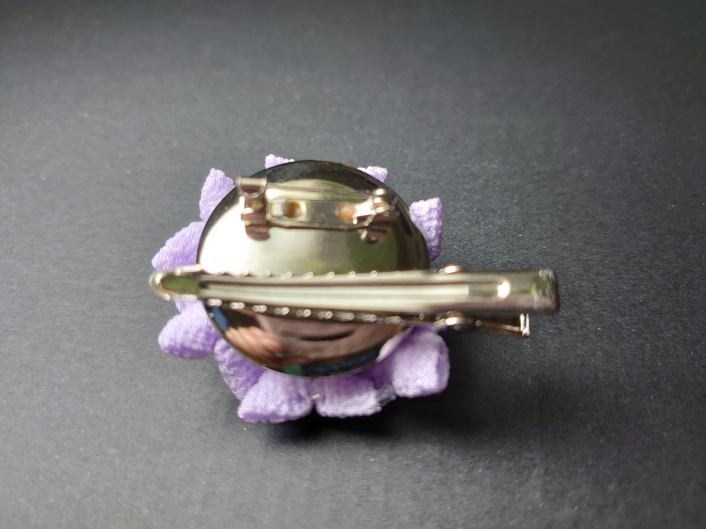 紫陽花のブローチ