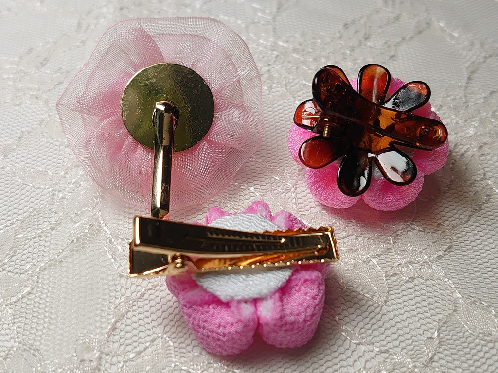 うさぎが可愛いヘアアクセサリーセット(キッズ、ベビー)