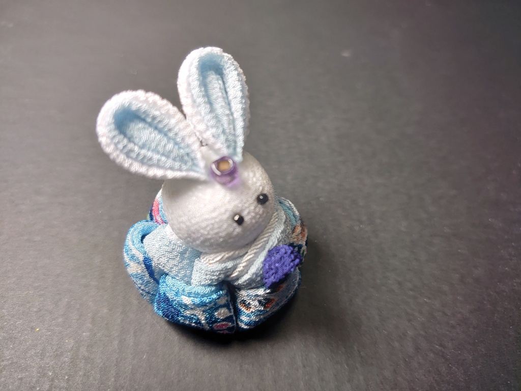 つまみ細工のおひなさま飾り［B］