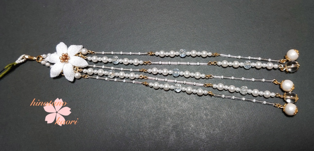 つまみ細工 百合の髪飾り豪華16点セット