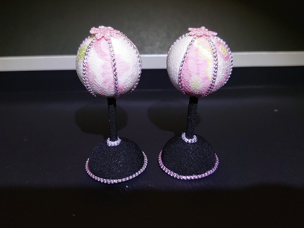 つまみ細工のおひなさま飾り〖B〗