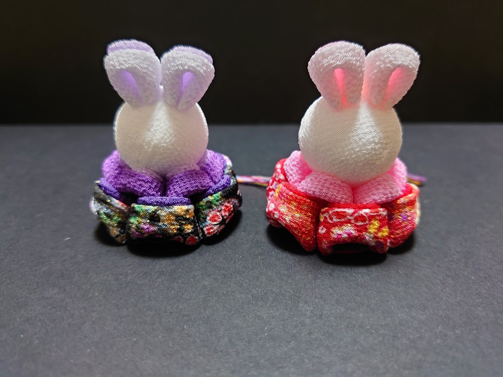 つまみ細工のおひなさま飾り〖A〗