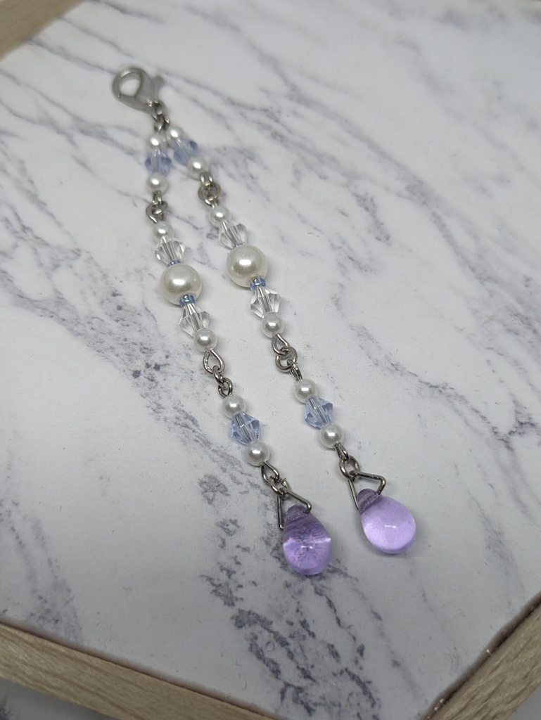 つまみ細工 紫陽花の髪飾り(紫)