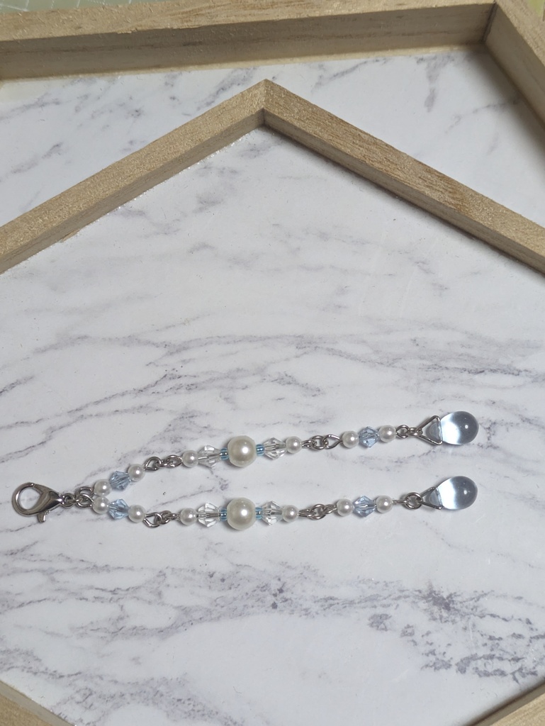 つまみ細工 紫陽花の髪飾り(水色)