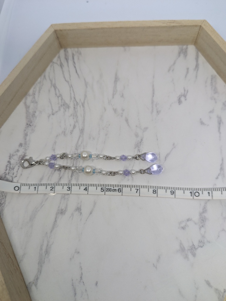 つまみ細工 紫陽花の髪飾り(水色)