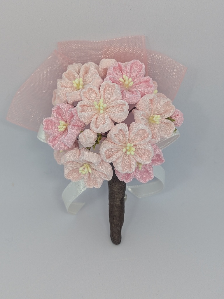 桜のコサージュ