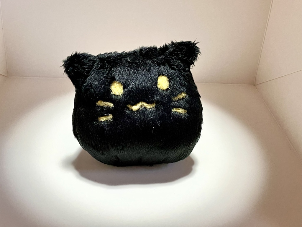 ナツメ式黒にゃんぷっぷーぬいぐるみ