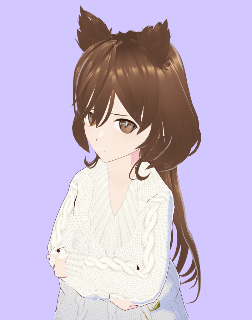 ケモ耳ジト目少女♡VRchat