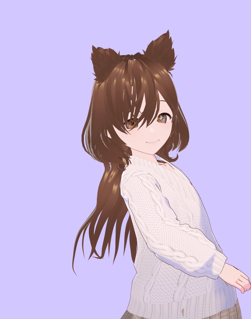 ケモ耳ジト目少女♡VRchat