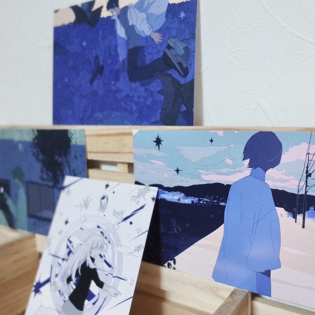 [ポストカード]　Tonbi｜白昼夢｜butterfly｜Stargazer