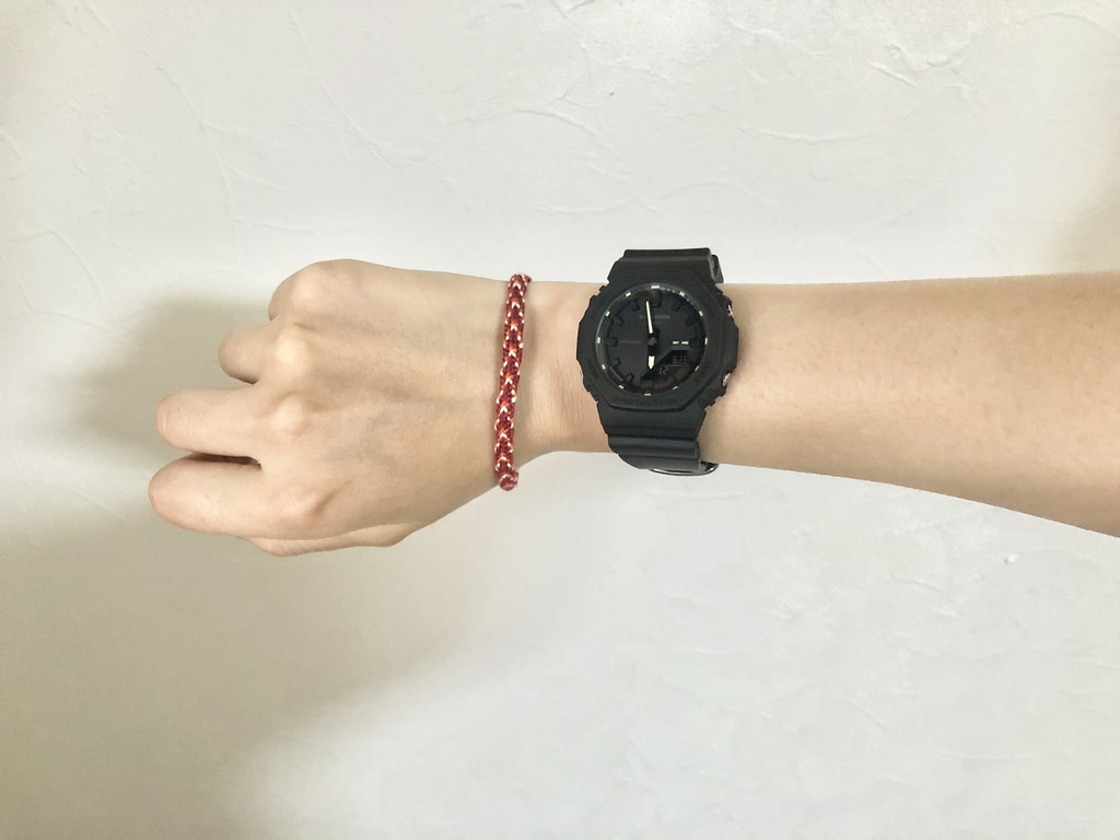 ミサンガ風ブレスレット