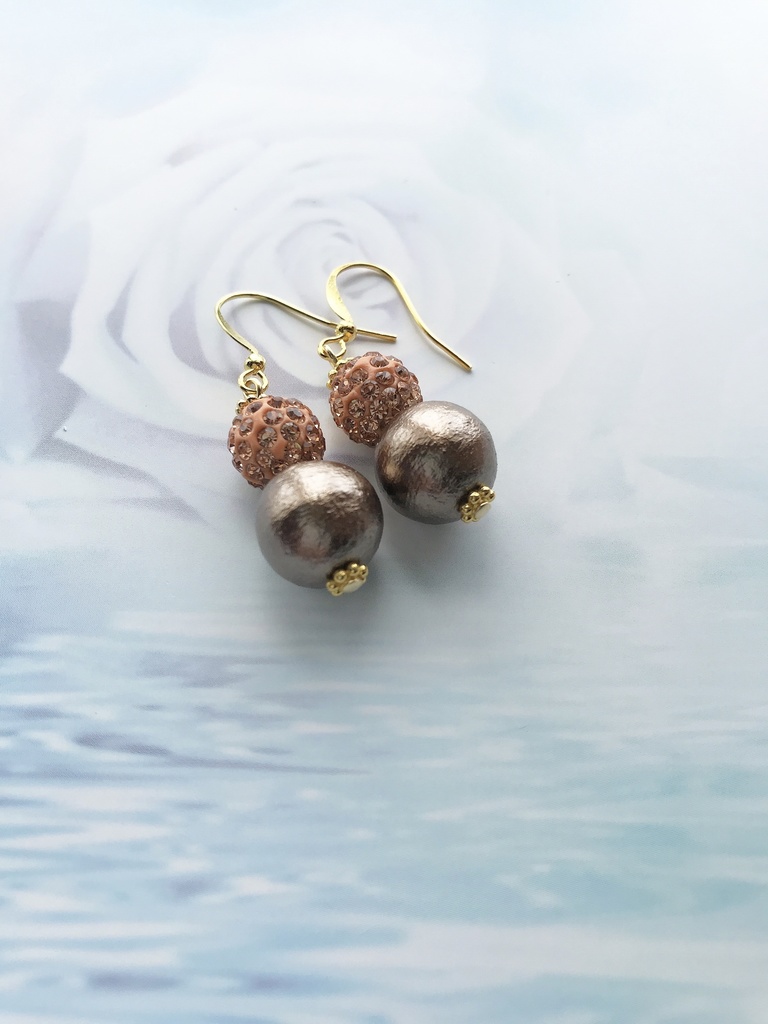 地域猫支援 コットンパール ブラウン×ベージュ