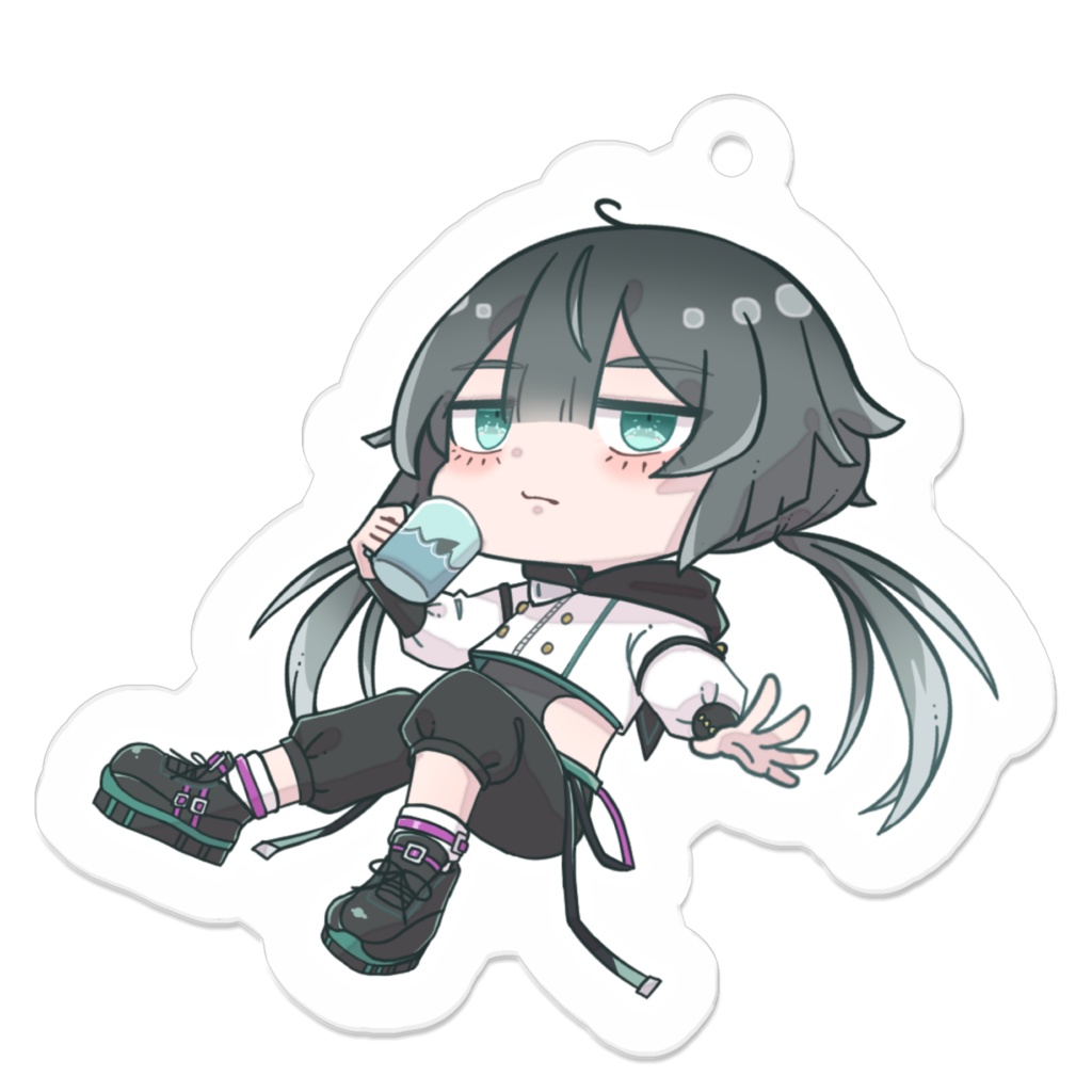 鱶見なぬか　アクリルキーホルダー【休憩】