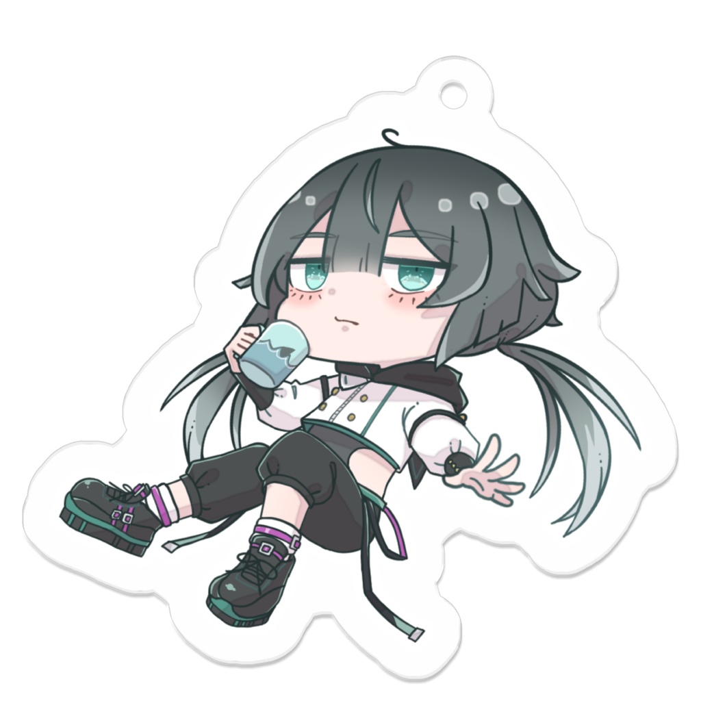 鱶見なぬか アクリルキーホルダー【休憩】※コーティング