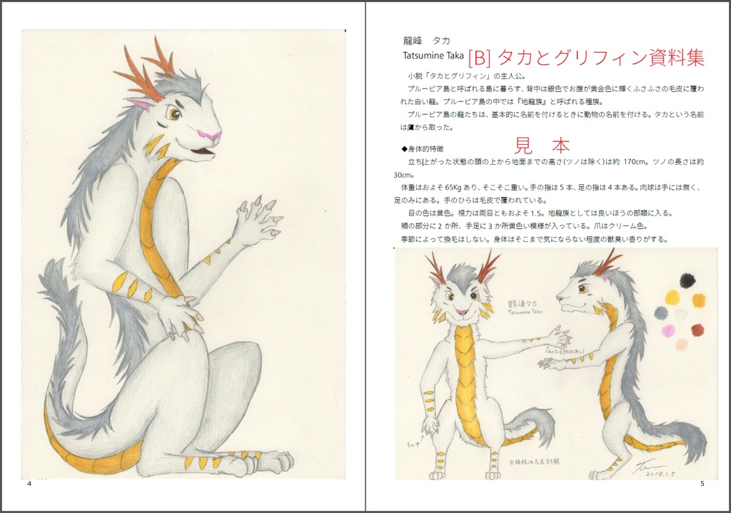 The Art of Taka and Griffin / タカとグリフィン設定資料集