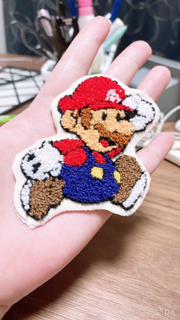 ペーパーマリオ ワッペン ハンドメイド