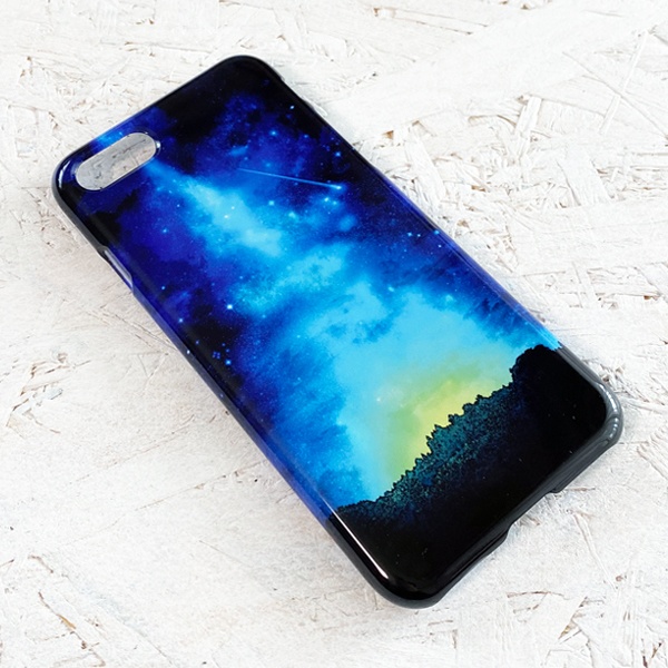 森を照らす星明かり iPhoneケース スマホケース 全機種対応