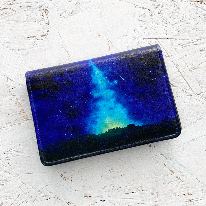 森を照らす星明かり 名刺入れ