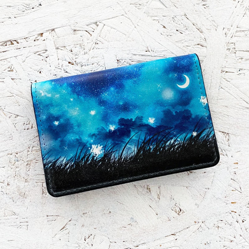 夜空の射す方へ 名刺入れ
