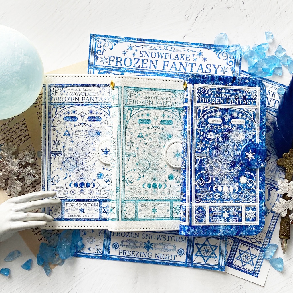 氷の世界 FROZEN FANTASY 手帳型 iPhoneケース スマホケース