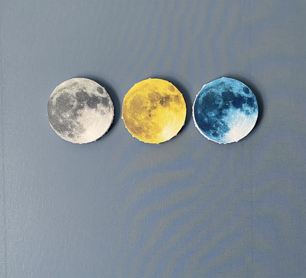 満月 -THE MOON- アートを飾る キャンバスボード