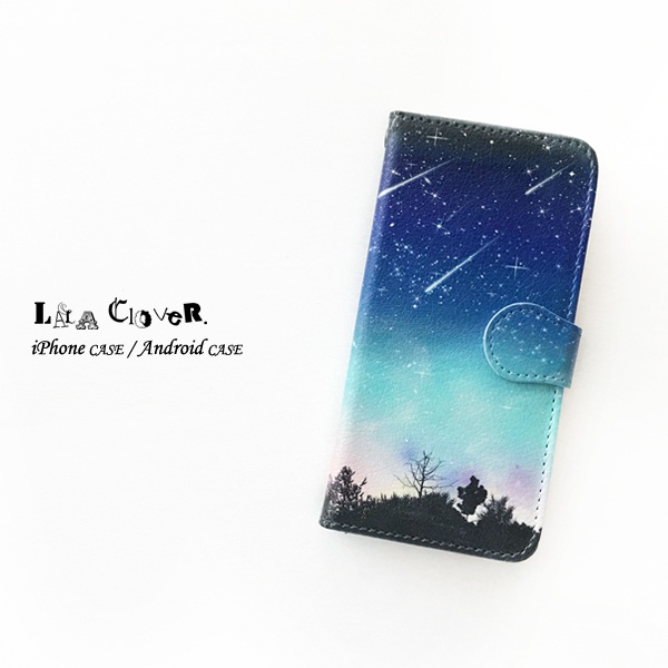 流星LIGHT 手帳型 iPhoneケース スマホケース