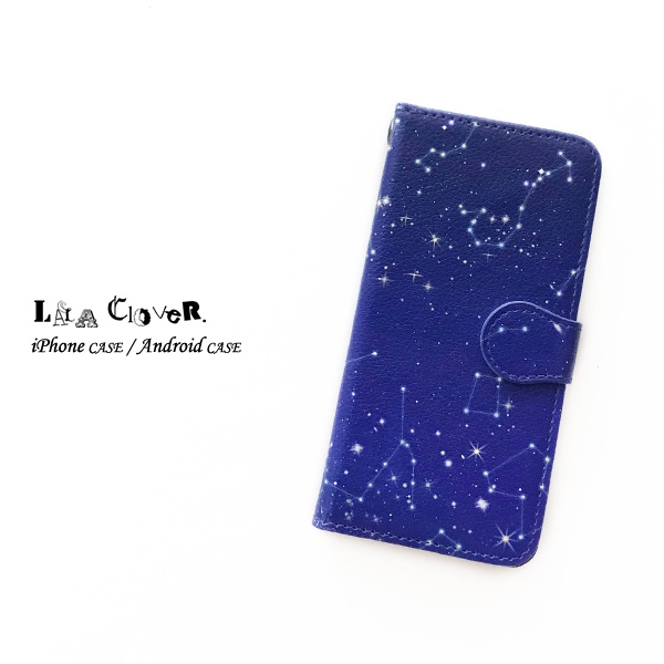 星座 手帳型 iPhoneケース スマホケース