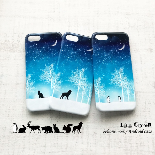 冬の星空 iPhoneケース スマホケース