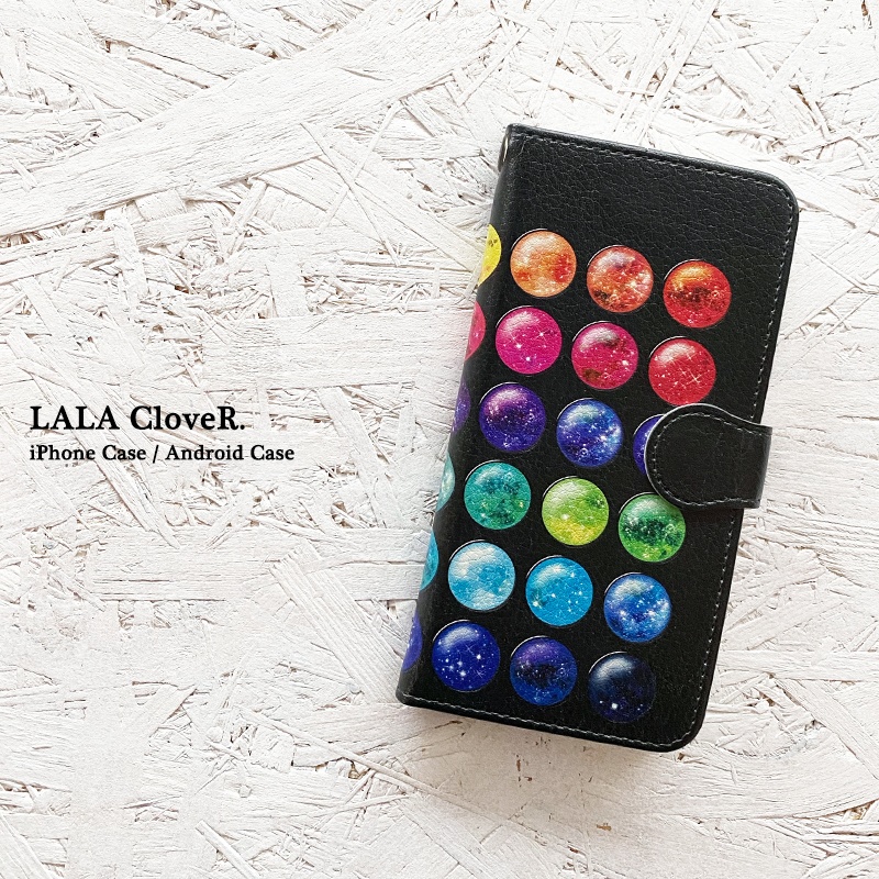 GALAXY Palette 手帳型 iPhoneケース スマホケース