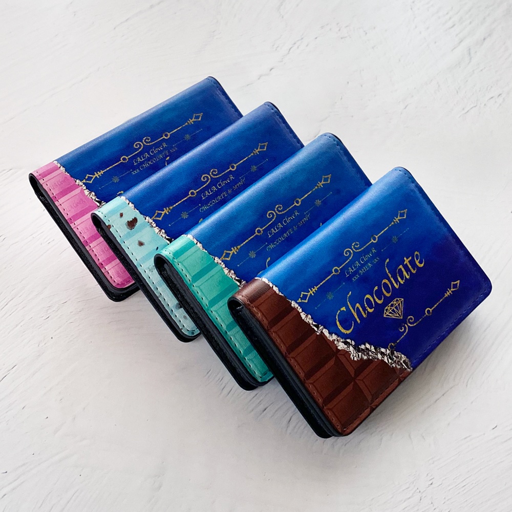 チョコレート チョコミント 名刺入れ カードケース Lala Clover Booth