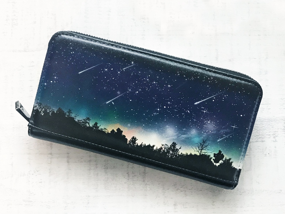 流星 長財布
