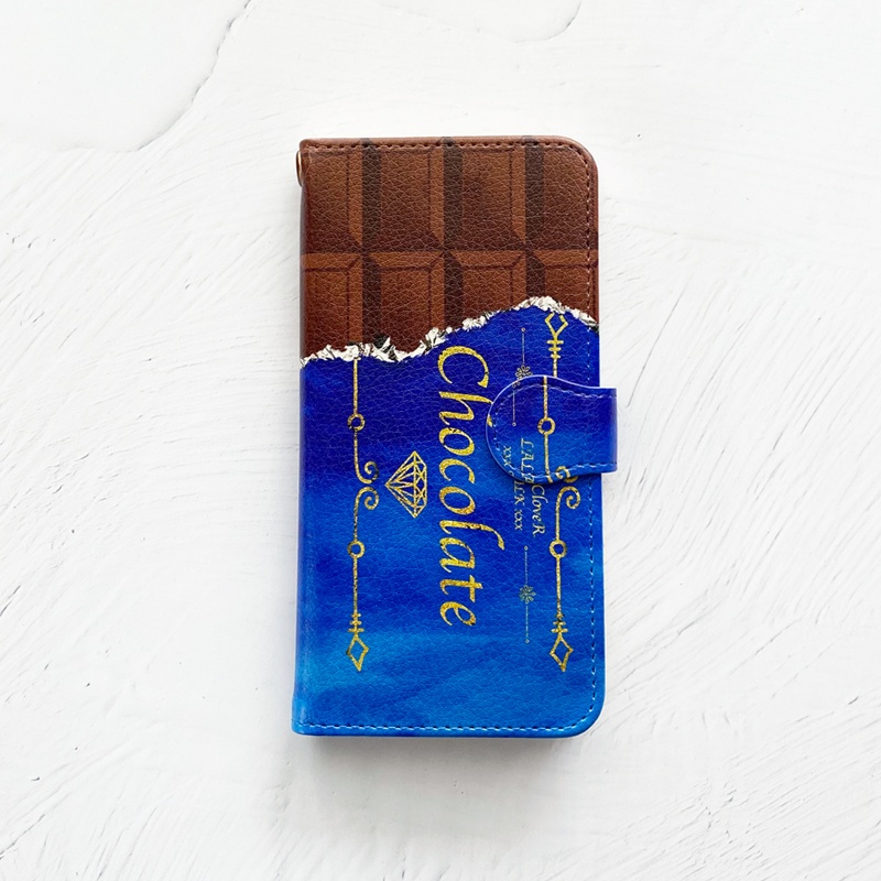 全4種 チョコレート チョコミント 手帳型 Iphoneケース スマホケース Lala Clover Booth