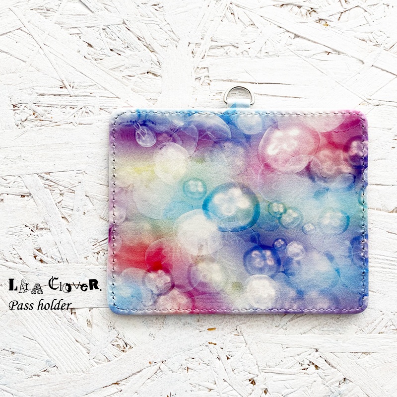 七色クラゲ パスケース