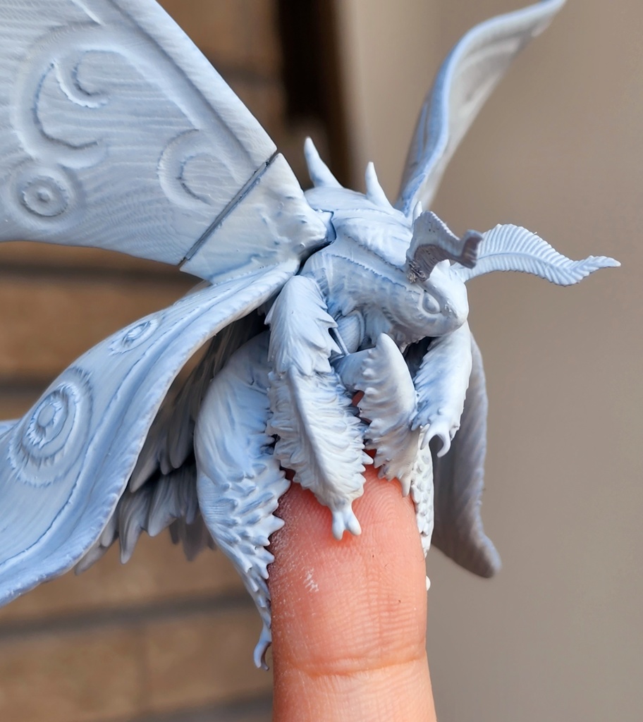 もふもふ蛾の指人形 飛翔 ver.(再販)