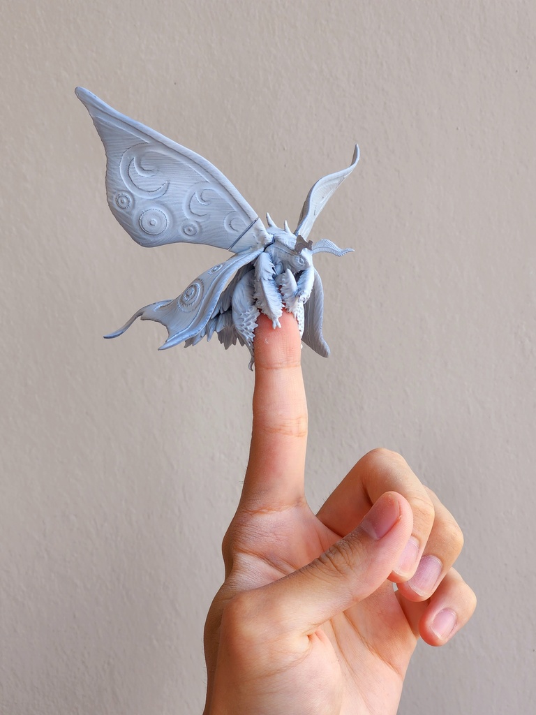 もふもふ蛾の指人形 飛翔 ver.(再販)