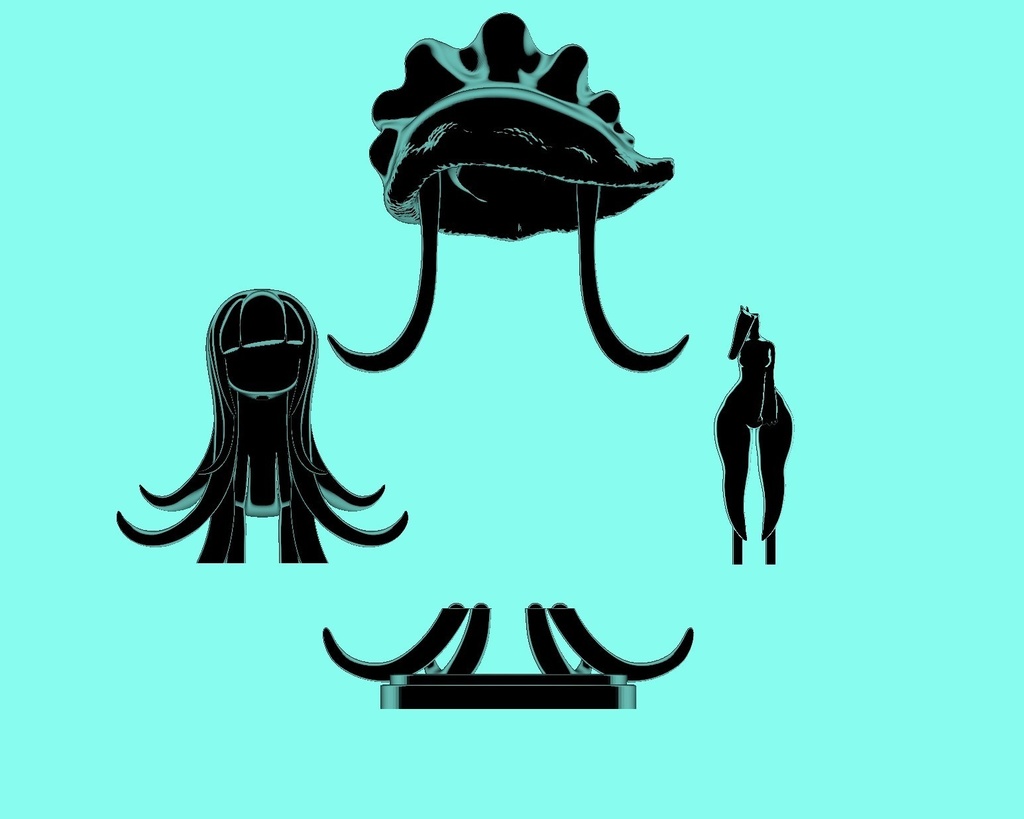 カツオノエボシ姫 フィギュア