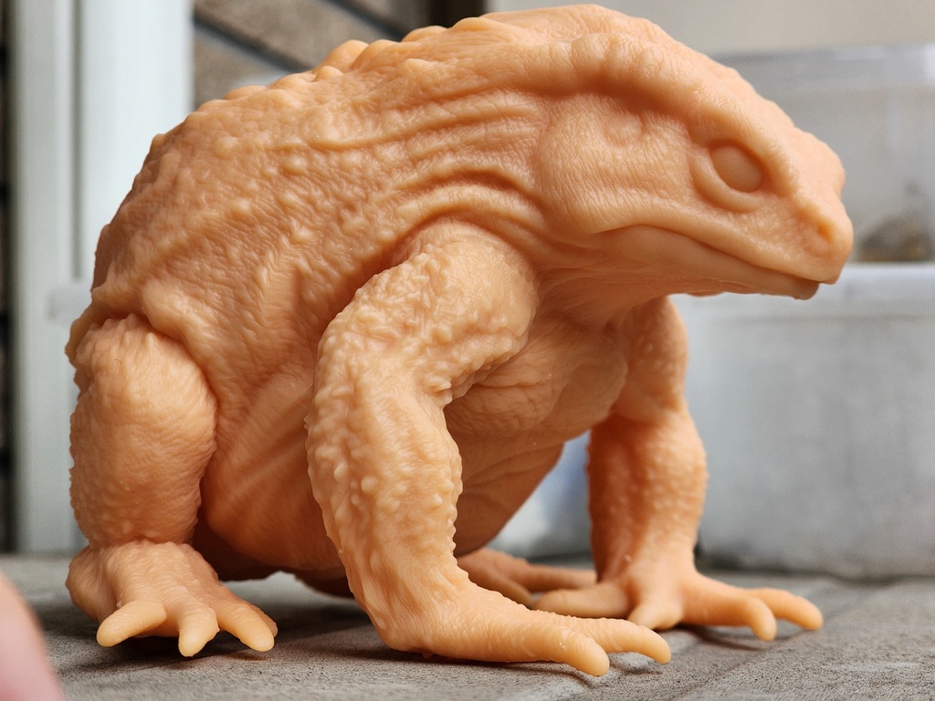 ヒキガエル 3Dプリンタ出力品ガレージキット